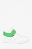 Celine White Leather Green Strap High Tops Size 35
