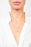 Pre-loved Chanel™ 18K White Gold Comete Geode Medium Necklace