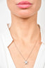 Pre-loved Chanel™ 18K White Gold Comete Geode Medium Necklace