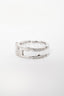 Pre-loved Chanel™ 18K White Gold/White Ceramic Diamond 'Ultra' Ring