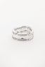 Chanel 18K White Gold/White Ceramic Diamond 'Ultra' Ring