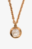Pre-loved Chanel™ 1990/2 Gold Toned Faux Pearl Pendant Necklace