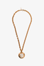 Pre-loved Chanel™ 1990/2 Gold Toned Faux Pearl Pendant Necklace
