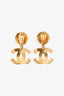 Chanel 1994 Quilted Ball CC Logo Dangle Clip-On Earrings