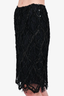 Pre-loved Chanel™ 2006 Black Silk Skirt Size S