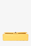 Pre-loved Chanel™ 2011/12 Yellow Lambskin Medium Double Flap Bag