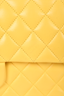 Pre-loved Chanel™ 2011/12 Yellow Lambskin Medium Double Flap Bag