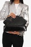 Chanel 2011 Black Leather Quilted Tote