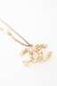 Chanel 2011 Gold Toned Twisted CC Necklace