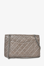 Chanel 2011 Grey Quilted Lambskin Reissue 227 Shoulder Bag SHW