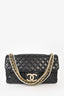 Pre-loved Chanel™ 2012/13 Black Quilted Lambskin Westminster Pearl Strap CC Flap Bag