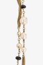 Chanel 2012 White/Black Faux Pearl Station Multi-Chain Necklace
