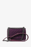 Pre-loved Chanel™ 2013/14 Purple Velvet Small Boy Bag