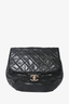 Pre-loved Chanel™ 2015 Cruise Collection Black Calfskin Leather 'Dubai' Flap Bag