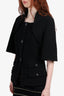 Chanel 2015 Cruise Collection Black Tweed Jacket Size 42