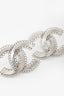 Chanel 2015 Silver Toned 'CC' Earrings