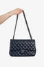 Chanel 2016/17 Navy Lambskin Leather Classic Jumbo Double Flap Bag 'As Is'