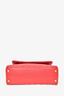 Pre-loved Chanel™ 2017/18 Red Caviar Leather Small Coco Top Handle