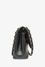 Pre-loved Chanel™ 2018 Black Lambskin Leather Jumbo Double Flap Shoulder Bag GHW