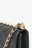 Chanel 2019 Black Quilted Leather Small 'Chic Pearls' Crossbody Bag GHW