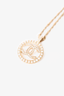 Pre-Loved Chanel™ 2021 Gold Tone Pearl CC Pendant Necklace