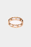 Chanel 2021 Gold Toned Multi CC Band Ring Size 6.5