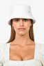 Pre-loved Chanel™ 2021 White Terrycloth CC Bucket Hat