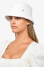 Pre-loved Chanel™ 2021 White Terrycloth CC Bucket Hat