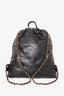 Pre-loved Chanel™ 2022 Black Shiny Calfskin 22 Backpack