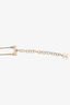 Chanel 2022 Gold Strass Logo Choker Necklace