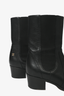 Chanel Black Leather Chelsea Boots Size 36