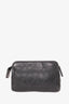 Pre-loved Chanel™ Black Leather Quilted Top Zip Coin Pouch