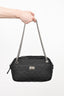 Chanel 2008/09 Black Quilted Cotton Reissue 2.55 Camera Shoulder Bag