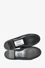 Chanel Black Shimmer Canvas 'CC' Logo Loafer Size 35.5