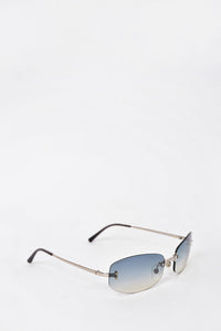 Chanel Blue Ombre Tinted Lens Sunglasses