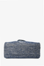 Pre-loved Chanel™ Blue/White Canvas 31 Rue Cambon Medium Deauville Shoulder Tote Bag
