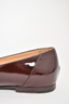 Pre-loved Chanel™ Burgundy Patent Leather CC Loafer Size 41