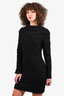 Chanel Fall 2008 Black Tweed Fringe Detail Mini Dress Size 38