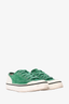 Pre-loved Chanel™ Green Suede Low Top Sneakers Size 36