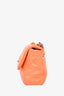 Chanel Orange Shiny Lambskin 19 Flap Bag
