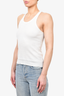 Pre-loved Chanel™ White Knit Tank Top Size 38
