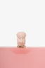 Charlotte Olympia Pink Acrylic Poodle Head Box Clutch with Pouch