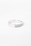 Chaumet 18K White Gold Diamond 'Liens Evidence' Band Ring Size 47