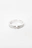 Chaumet 18K White Gold Diamond 'Liens Evidence' Band Ring Size 47
