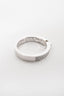 Chaumet 18K White Gold Diamond 'Liens Evidence' Band Ring Size 47