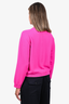 Chinti & Parker Hot Pink Wool/Cashmere Blend Cardigan Size L
