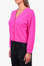 Chinti & Parker Hot Pink Wool/Cashmere Blend Cardigan Size L