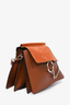 Chloe Brown Leather/Suede Medium 'Faye' Shoulder Bag
