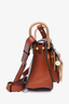 Chloe Brown Leather 'Hudson' Crossbody Bag