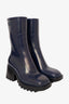 Chloe Navy Rubber Rain Boots size 36